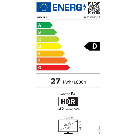 Smart TV Philips 40PFS6009 Full HD 40" LED Smart TV Philips 40PFS6009 Full HD 40" LED