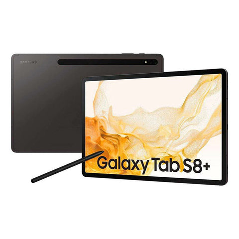 Tablet Samsung Galaxy Tab S8+ SM8450 8GB 128GB SSD Qualcomm Snapdragon 8 Gen 1 8 GB RAM 128 GB Black Steel 12.4" Tablet Samsung Galaxy Tab S8+ SM8450 8GB 128GB SSD Qualcomm Snapdragon 8 Gen 1 8 GB RAM 128 GB Black Steel 12.4"