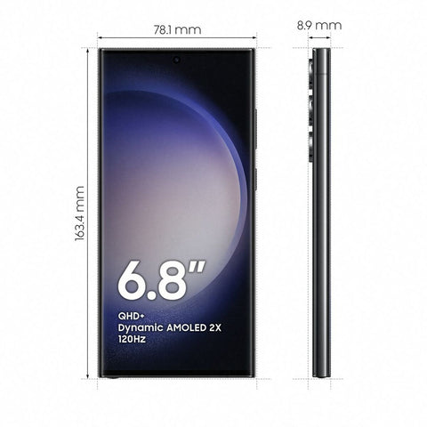 Smartphone Samsung Galaxy S23 Ultra 6,8" Qualcomm Snapdragon 8 Gen 2 8 GB RAM 256 GB Black Smartphone Samsung Galaxy S23 Ultra 6,8" Qualcomm Snapdragon 8 Gen 2 8 GB RAM 256 GB Black