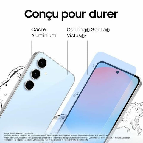 Smartphone Samsung Galaxy S24 FE 5G 6,2" 8 GB RAM 128 GB Steel Smartphone Samsung Galaxy S24 FE 5G 6,2" 8 GB RAM 128 GB Steel