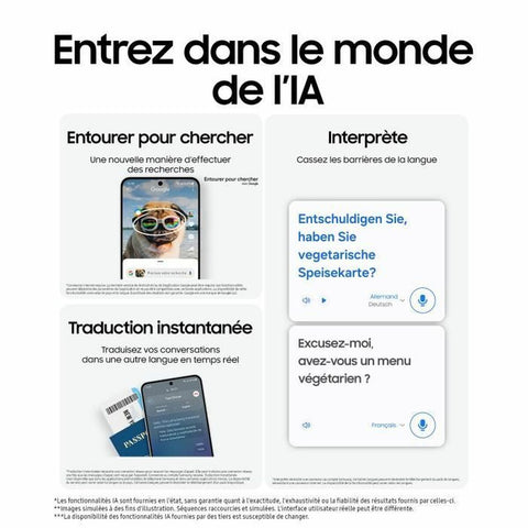 Smartphone Samsung Galaxy S24 FE 5G 6,2" 8 GB RAM 128 GB Steel Smartphone Samsung Galaxy S24 FE 5G 6,2" 8 GB RAM 128 GB Steel