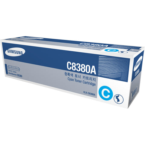 Original Toner Samsung CLX-C8380A Cyan Original Toner Samsung CLX-C8380A Cyan