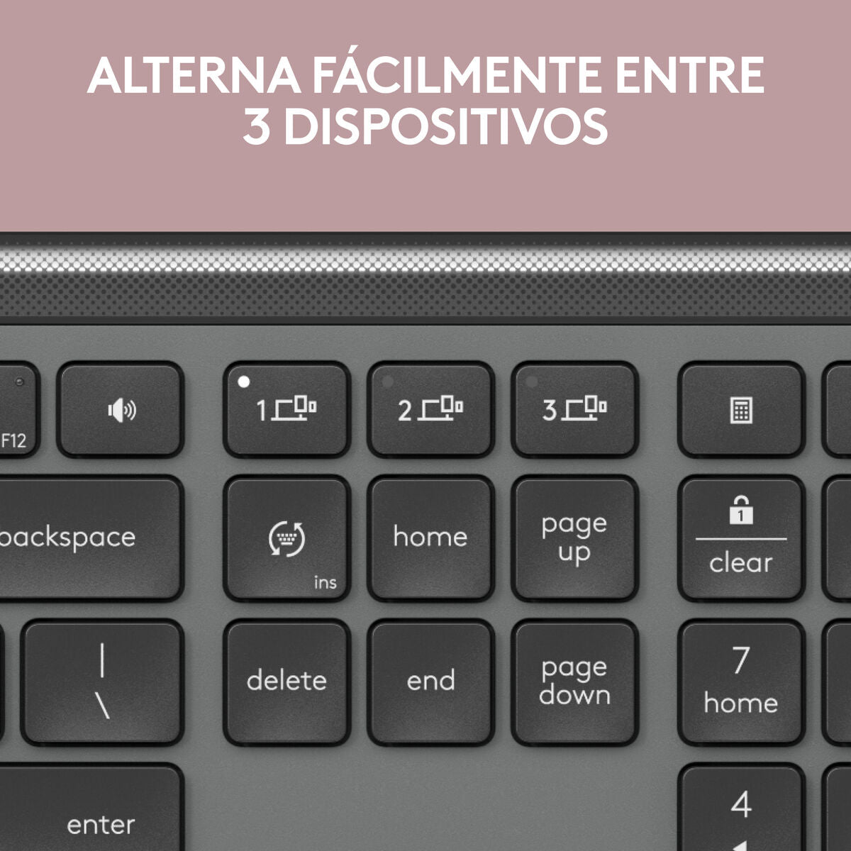 Wireless Keyboard Logitech 920-012455 Graphite QWERTY Wireless Keyboard Logitech 920-012455 Graphite QWERTY