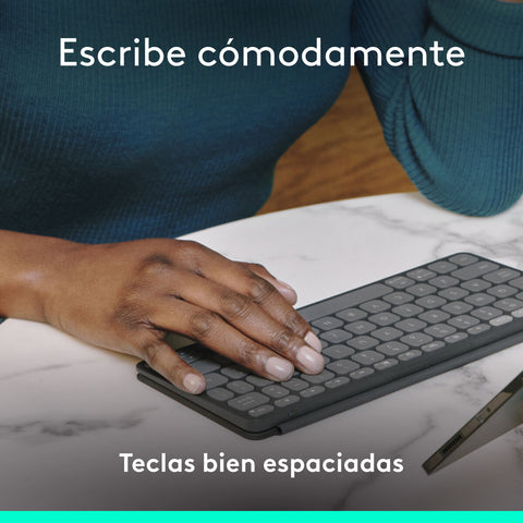 Keyboard Logitech 920-012973 Graphite Spanish QWERTY Keyboard Logitech 920-012973 Graphite Spanish QWERTY
