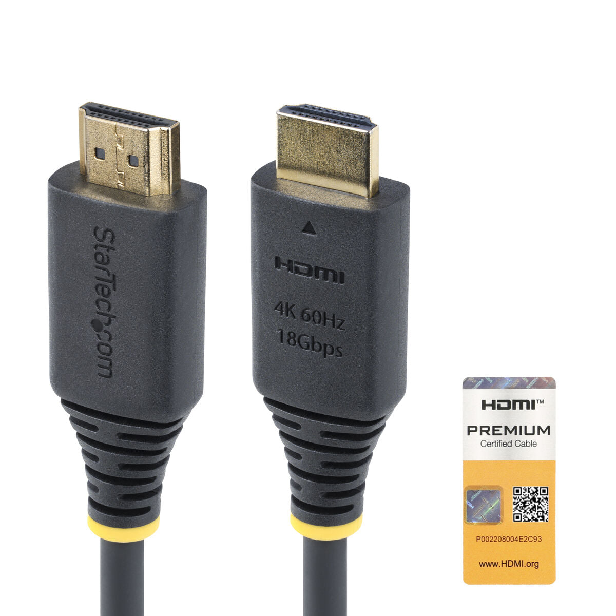 HDMI Cable Startech PREMIUM Black 50 cm HDMI Cable Startech PREMIUM Black 50 cm