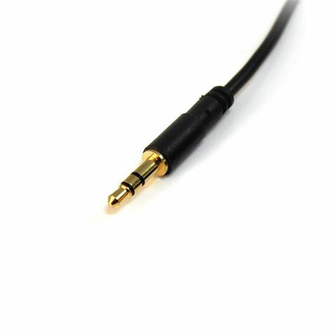 Jack Cable Startech MU10MMS Black 3 m Jack Cable Startech MU10MMS Black 3 m