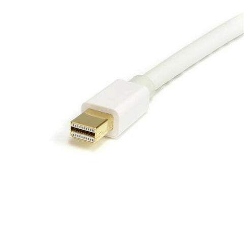 Mini DisplayPort to DisplayPort Cable Startech MDP2DPMM2MW          (2 m) White 4K Ultra HD Mini DisplayPort to DisplayPort Cable Startech MDP2DPMM2MW          (2 m) White 4K Ultra HD