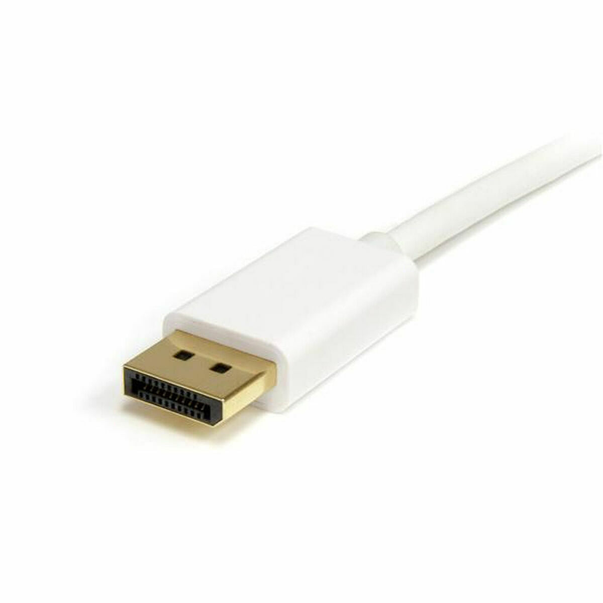 Mini DisplayPort to DisplayPort Cable Startech MDP2DPMM2MW          (2 m) White 4K Ultra HD Mini DisplayPort to DisplayPort Cable Startech MDP2DPMM2MW          (2 m) White 4K Ultra HD