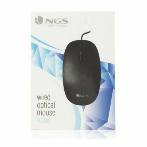 Optical mouse NGS NGS-MOUSE-0906 Black 1000 dpi Optical mouse NGS NGS-MOUSE-0906 Black 1000 dpi