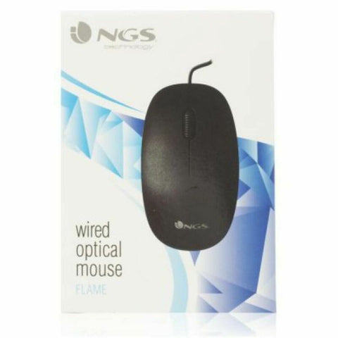 Optical mouse NGS NGS-MOUSE-0906 Black 1000 dpi Optical mouse NGS NGS-MOUSE-0906 Black 1000 dpi