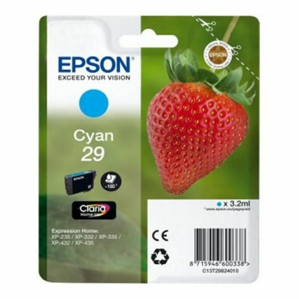 Original Ink Cartridge Epson 235M242 Cyan Original Ink Cartridge Epson 235M242 Cyan