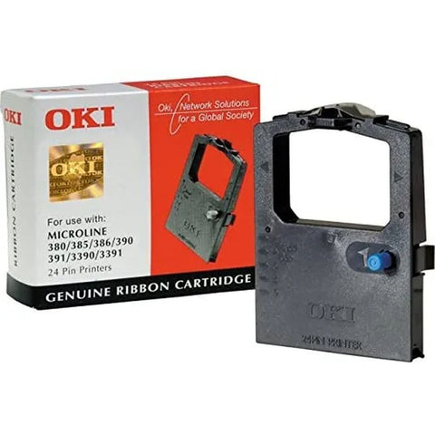 Original Dot Matrix Tape OKI 09002309 Black Turquoise Original Dot Matrix Tape OKI 09002309 Black Turquoise