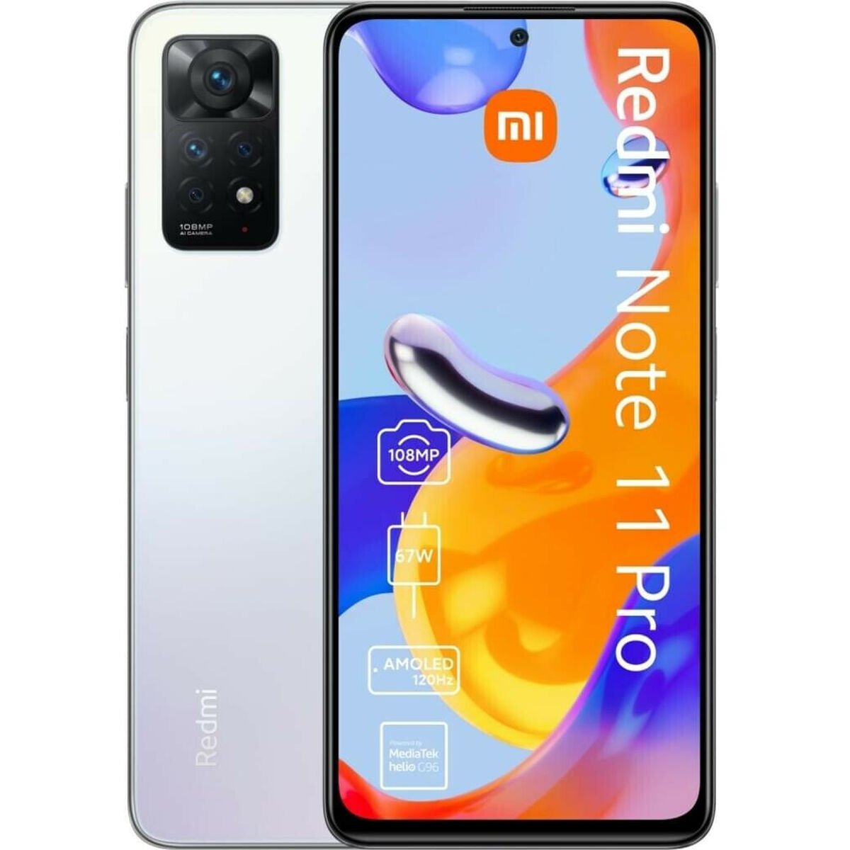 Smartphone Xiaomi Redmi Note 11 Pro 6,67" 6 GB RAM 64 GB White Smartphone Xiaomi Redmi Note 11 Pro 6,67" 6 GB RAM 64 GB White