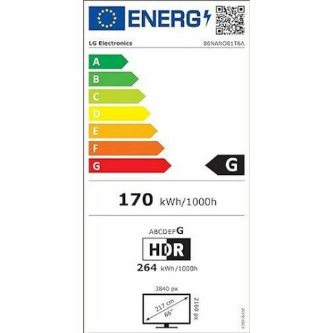 Smart TV LG 86NANO81T6A 4K Ultra HD NanoCell 86" Smart TV LG 86NANO81T6A 4K Ultra HD NanoCell 86"
