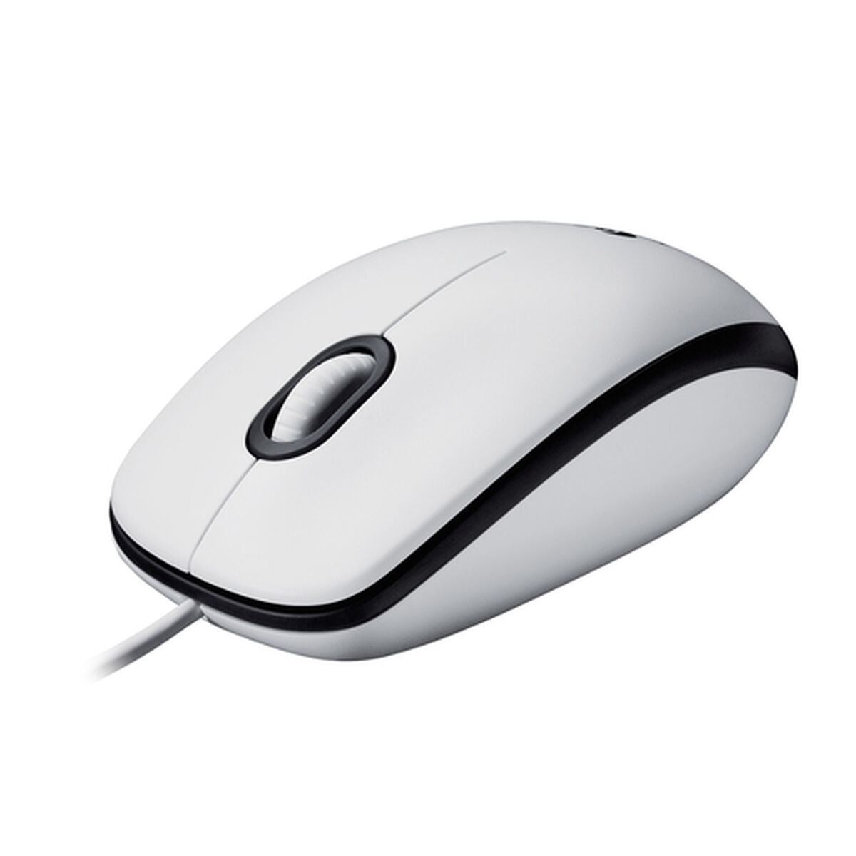Mouse with Cable and Optical Sensor Logitech M100 White 1000 dpi Mouse with Cable and Optical Sensor Logitech M100 White 1000 dpi