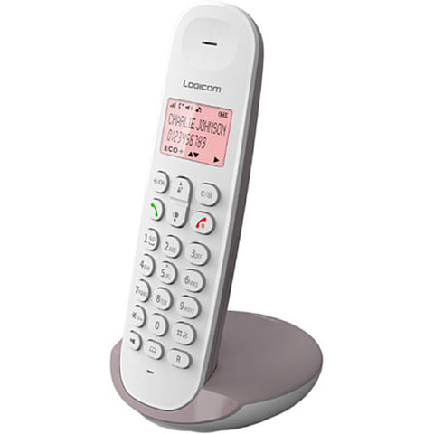 Wireless Phone Logicom Brown Taupe Wireless Phone Logicom Brown Taupe