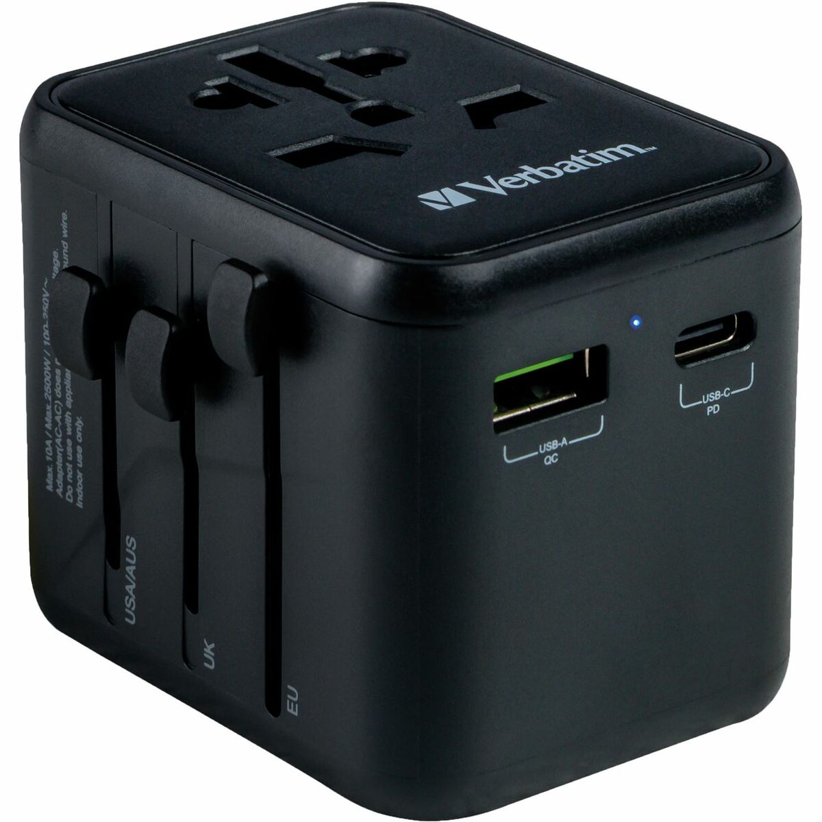 Universal Travel Power Adapter Verbatim 49543 Universal Travel Power Adapter Verbatim 49543