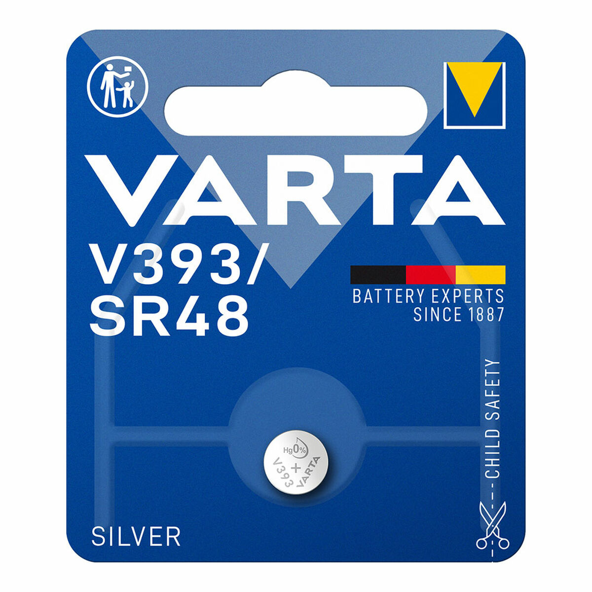 Button battery Varta Silver Silver oxide 1,55 V SR48 Button battery Varta Silver Silver oxide 1,55 V SR48