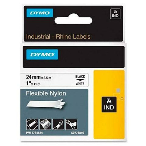 Laminated Tape for Labelling Machines Dymo Rhino Black White (5 Units) Laminated Tape for Labelling Machines Dymo Rhino Black White (5 Units)