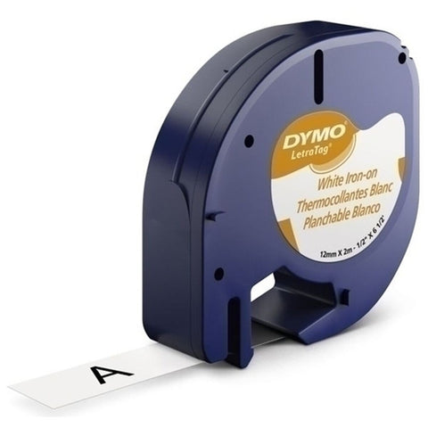 Laminated Tape for Labelling Machines Dymo 18769 12 mm x 2 m Black White Textile (10Units) Laminated Tape for Labelling Machines Dymo 18769 12 mm x 2 m Black White Textile (10Units)