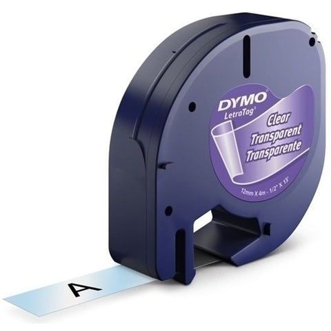 Laminated Tape for Labelling Machines Dymo 12267 12 mm x 4 m Transparent Plastic Black (10Units) Laminated Tape for Labelling Machines Dymo 12267 12 mm x 4 m Transparent Plastic Black (10Units)
