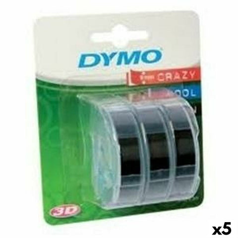 Laminated Tape for Labelling Machines Dymo 84773 9 mm x 3 m Black White (5 Units) Laminated Tape for Labelling Machines Dymo 84773 9 mm x 3 m Black White (5 Units)
