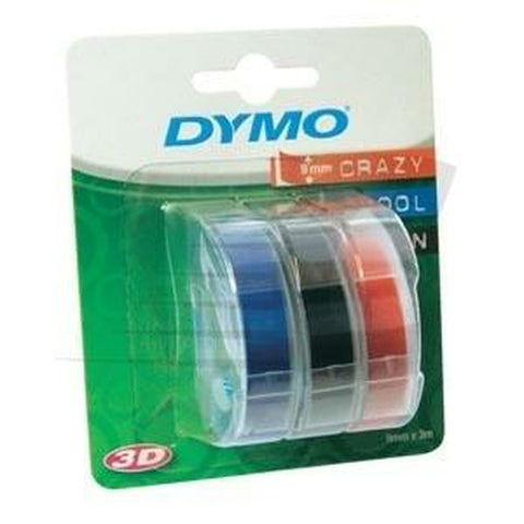 Laminated Tape for Labelling Machines Dymo 9 mm x 3 m Red Black Blue (5 Units) Laminated Tape for Labelling Machines Dymo 9 mm x 3 m Red Black Blue (5 Units)