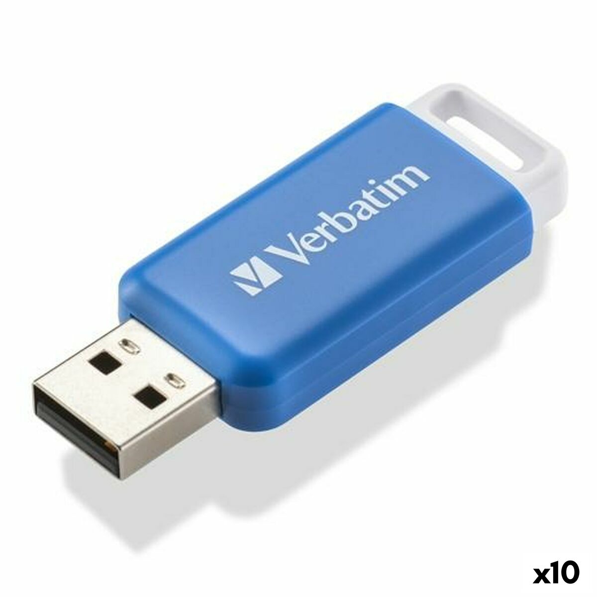 USB stick Verbatim V DataBar Blue Black 64 GB USB stick Verbatim V DataBar Blue Black 64 GB