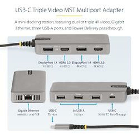 USB Adaptor Startech 117B-USBC-MULTIPORT