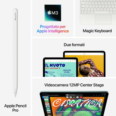 Tablet Apple iPad Air 11" 8 GB RAM 256 GB Blue Grey M3