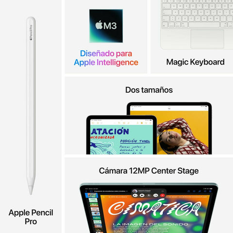 Tablet Apple iPad Air 11" 8 GB RAM 256 GB Grey Purple M3