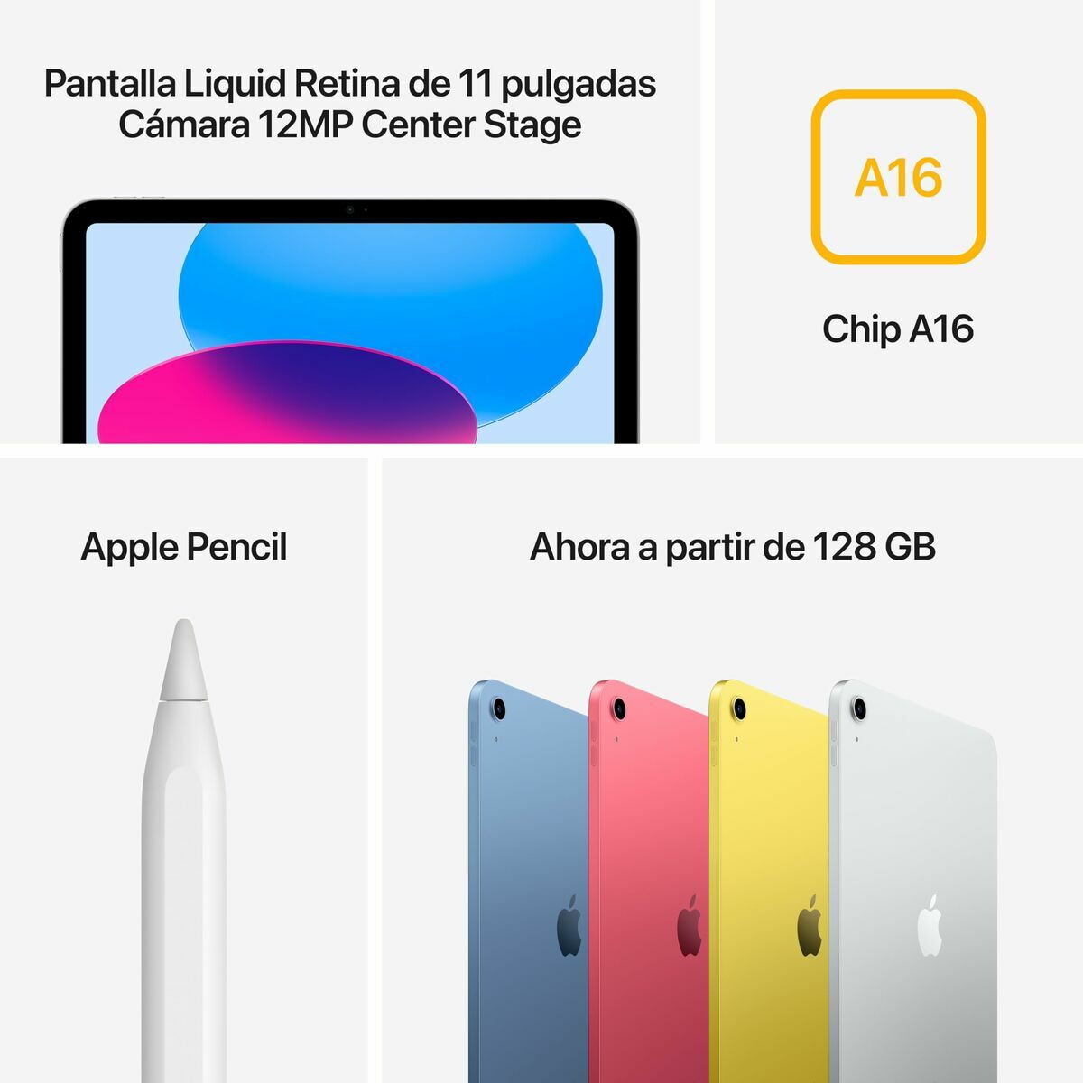 Tablet Apple IPAD 11 MD5A4TY/A 11" 512 GB Yellow