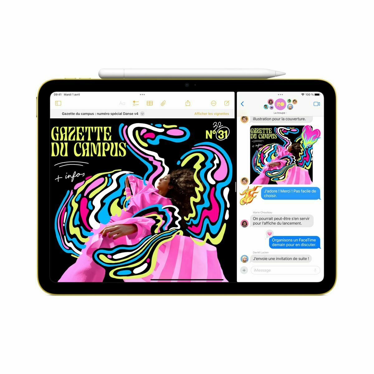 Tablet Apple iPad 2025 11th Yellow 11" 512 GB