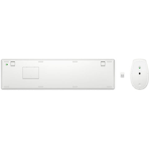 Keyboard and Mouse HP 860P8AA White Qwerty US