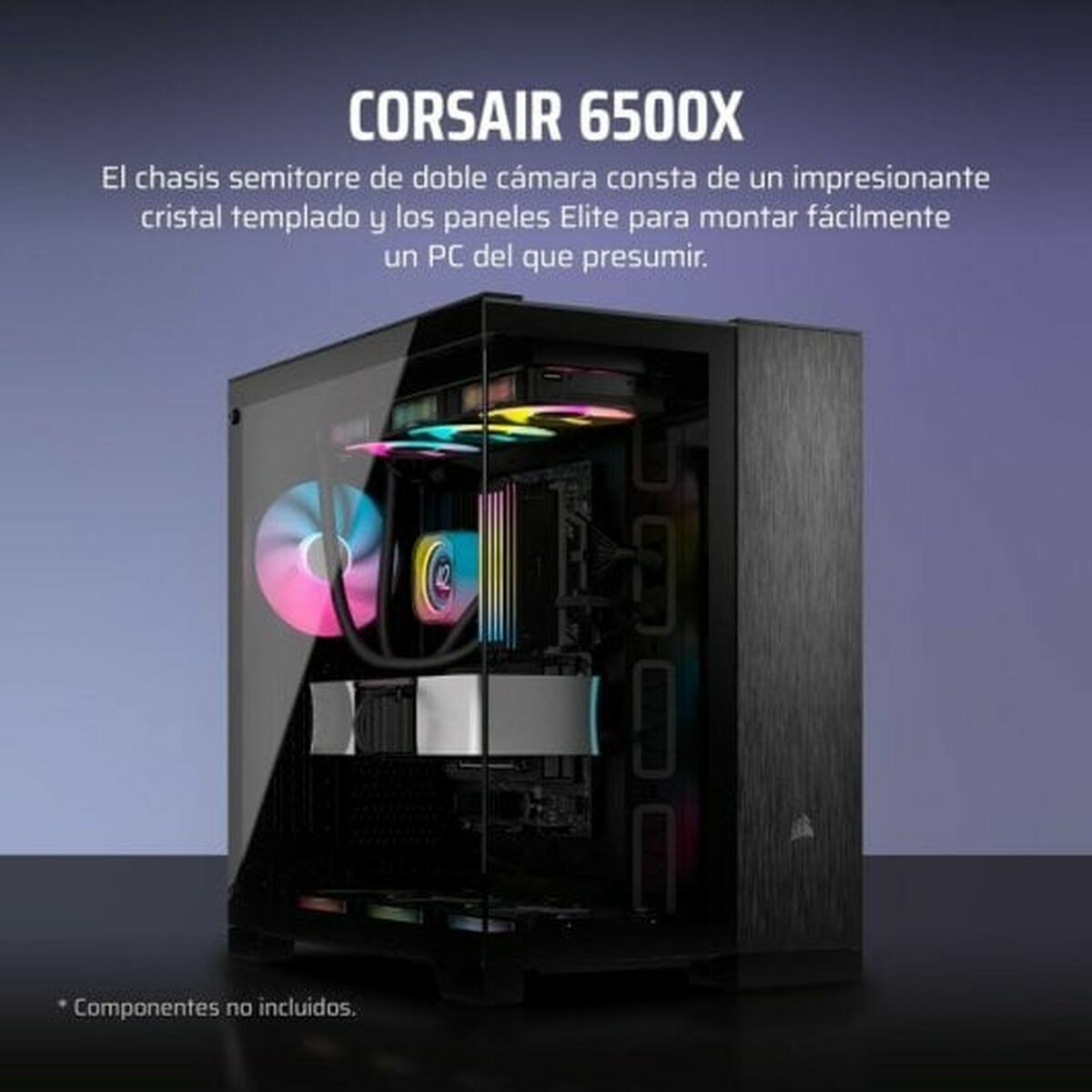 ATX Semi-tower Box Corsair CC-9011283-WW Black Multicolour Aluminium