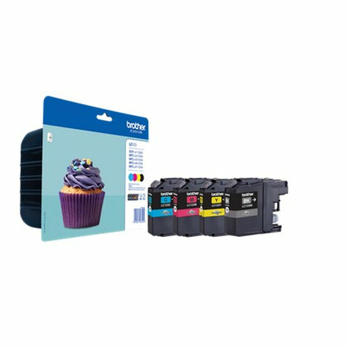 Original Ink Cartridge Brother LC-123VALBP Multicolour