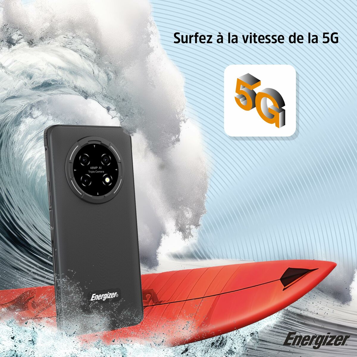 Mobile telephone for older adults Energizer H67GEU Octa Core 4 GB RAM 128 GB Black 6,78"