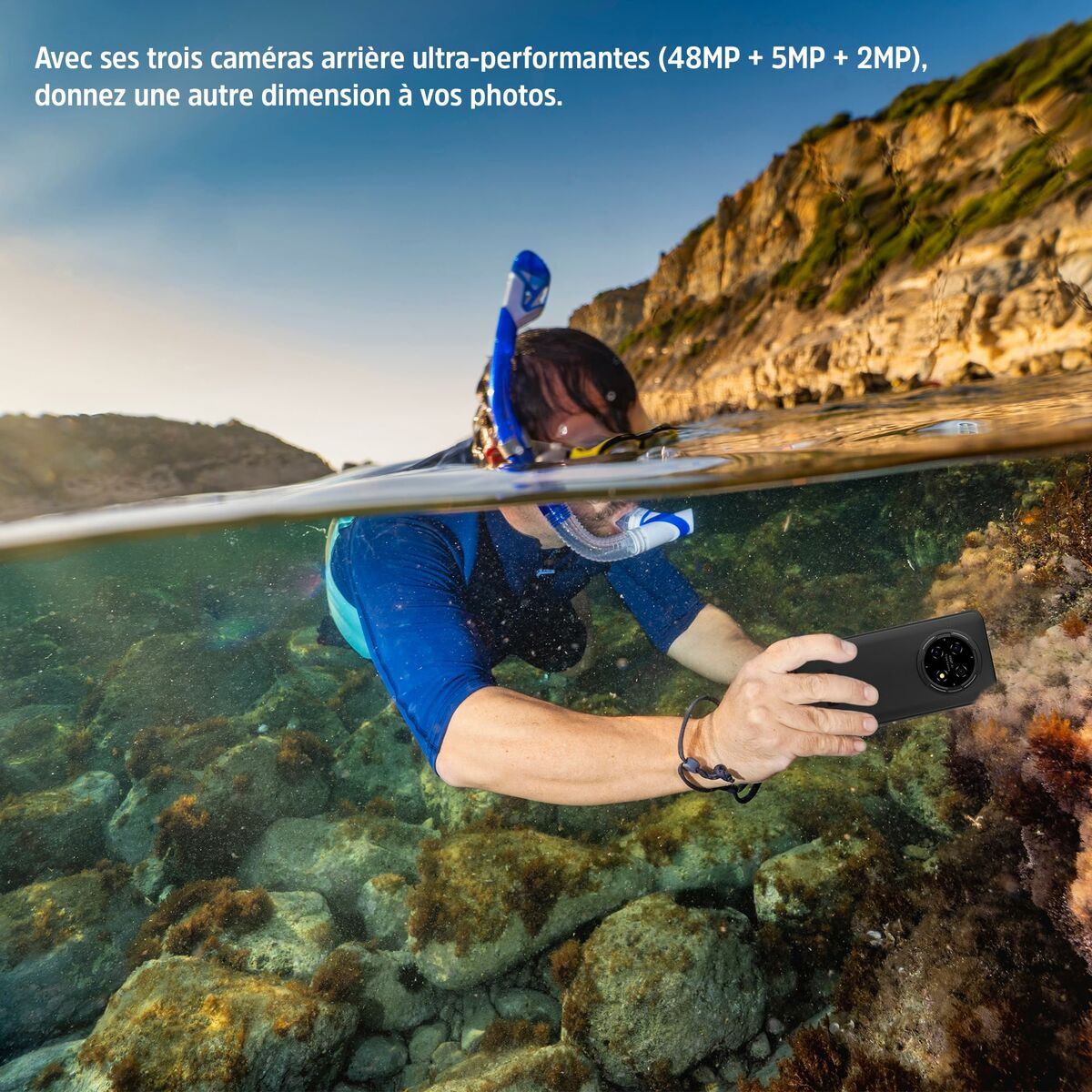 Mobile telephone for older adults Energizer H67GEU Octa Core 4 GB RAM 128 GB Black 6,78"