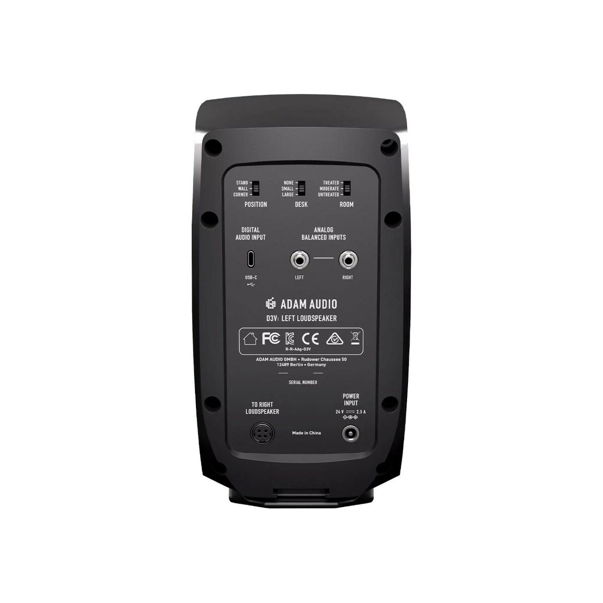 Portable Bluetooth Speakers Adam Audio ADAM D3V BK