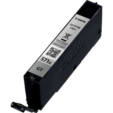 Original Ink Cartridge Canon CLI-571GY XL Grey