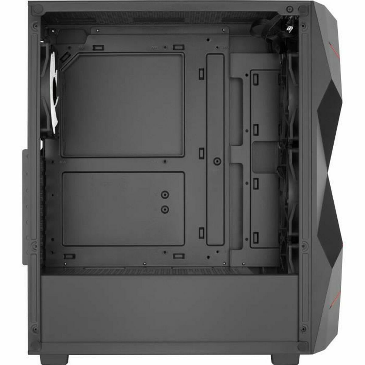 ATX Semi-tower Box Aerocool AEROPGSVOLCAN-G-BK-V1 Black