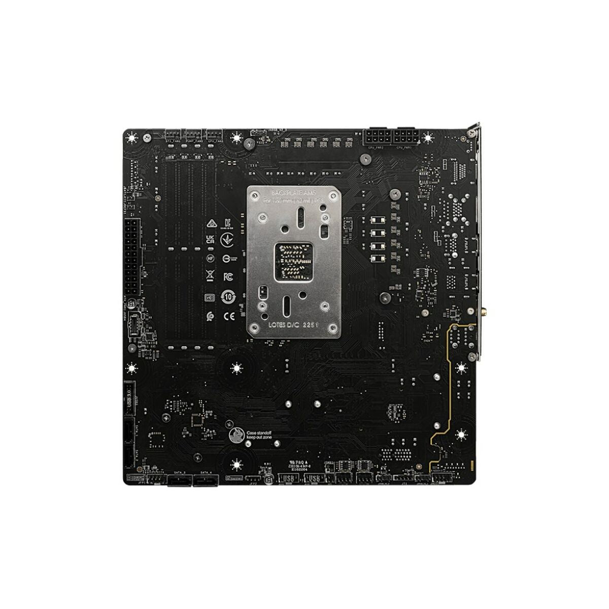 Motherboard MSI B650M PROJECT ZERO Intel Wi-Fi 6 AMD B650 AMD AM5