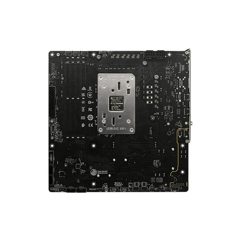 Motherboard MSI B650M PROJECT ZERO Intel Wi-Fi 6 AMD B650 AMD AM5