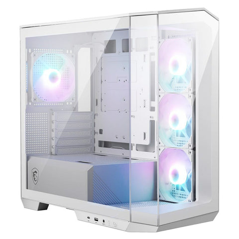 ATX Semi-tower Box MSI MAG PANO M100R PZ White Multicolour