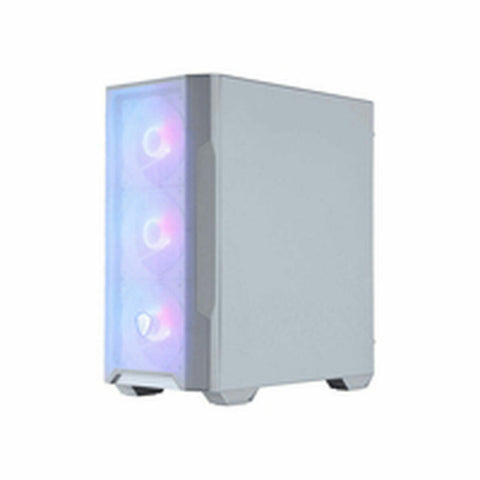 ATX Semi-tower Box MSI MAG FORGE M100R WHITE White Steel Tempered Glass