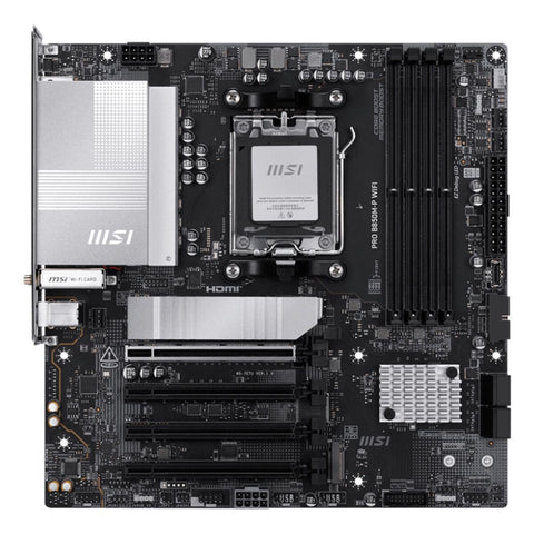 Motherboard MSI PRO B850M-P WIFI Intel Wi-Fi 6 AMD AM5 AMD B850