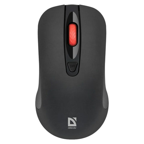 Optical Wireless Mouse Defender NEXUS MS-195 RF Black 1600 dpi