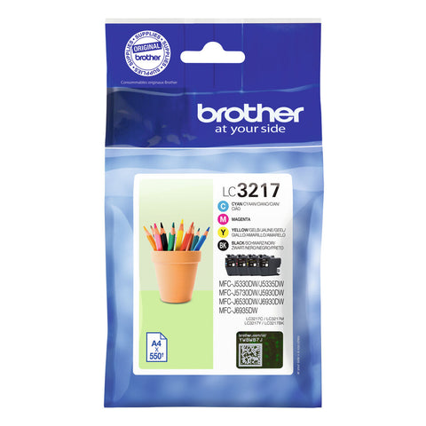 Original Ink Cartridge Brother LC3217VAL