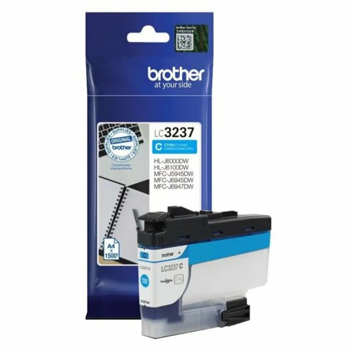 Original Ink Cartridge Brother LC-3237C Cyan