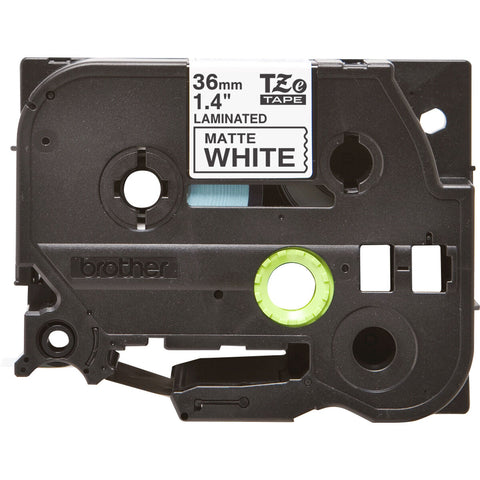 Laminated Tape for Labelling Machines Brother TZEM261 White Black (1 Unit)